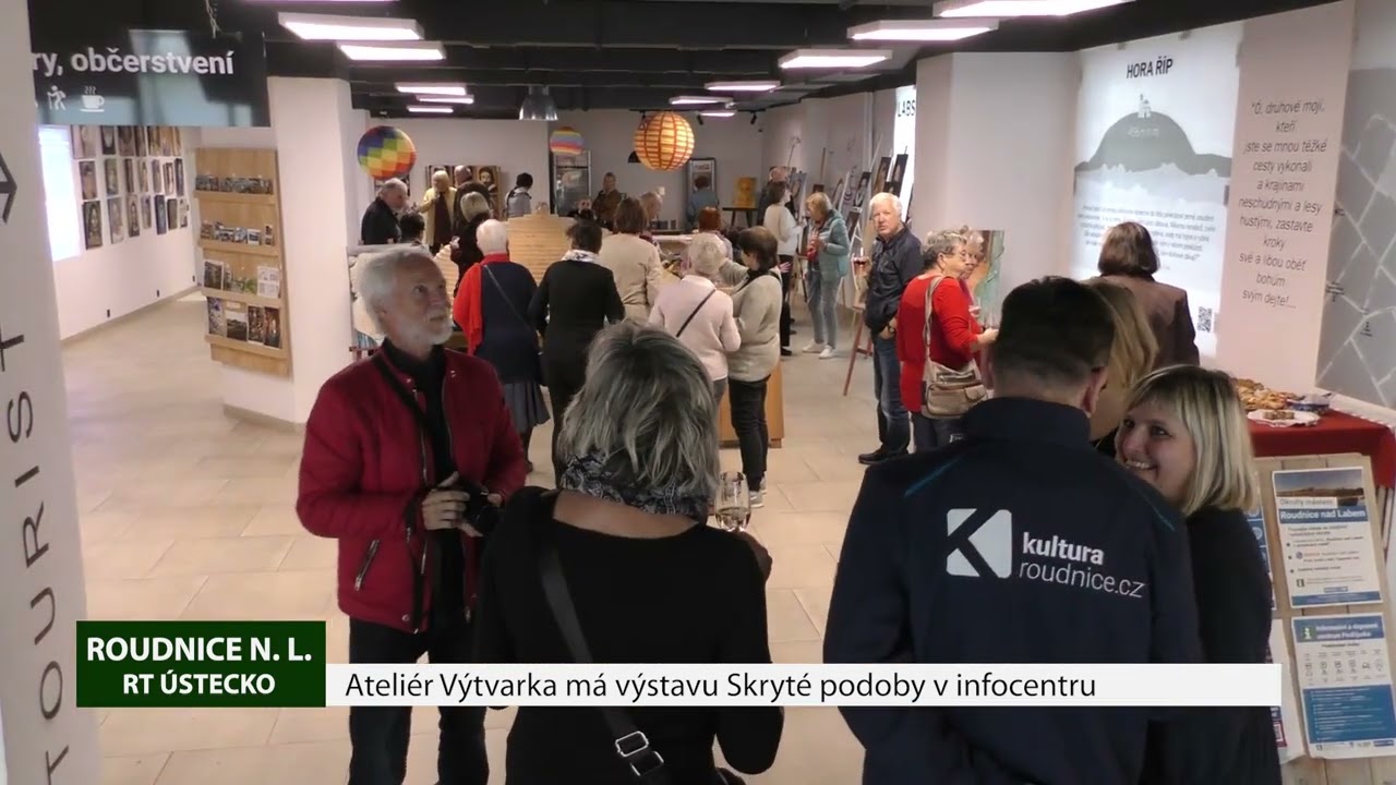 ROUDNICE N. L.: Ateliér Výtvarka má výstavu Skryté podoby v infocentru