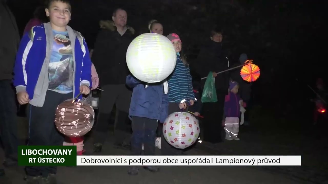 LIBOCHOVANY: Dobrovolníci s podporou obce uspořádali Lampionový průvod