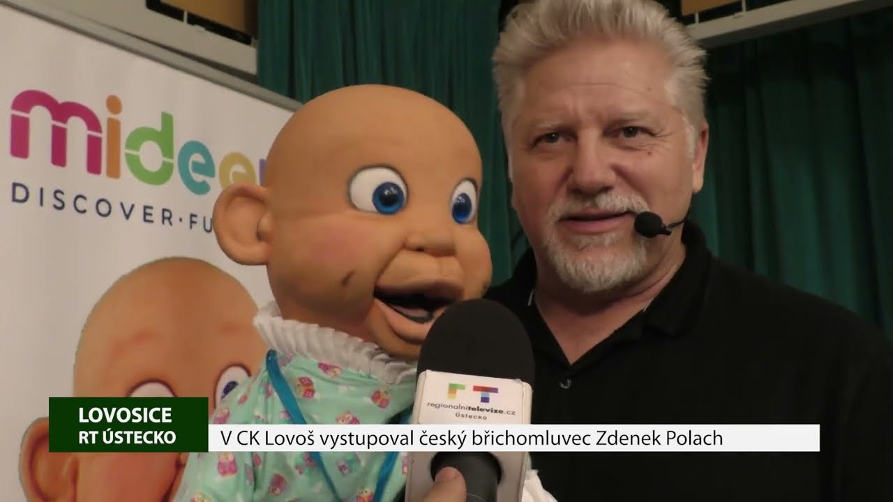LOVOSICE: V CK Lovoš vystupoval český břichomluvec Zdenek Polach