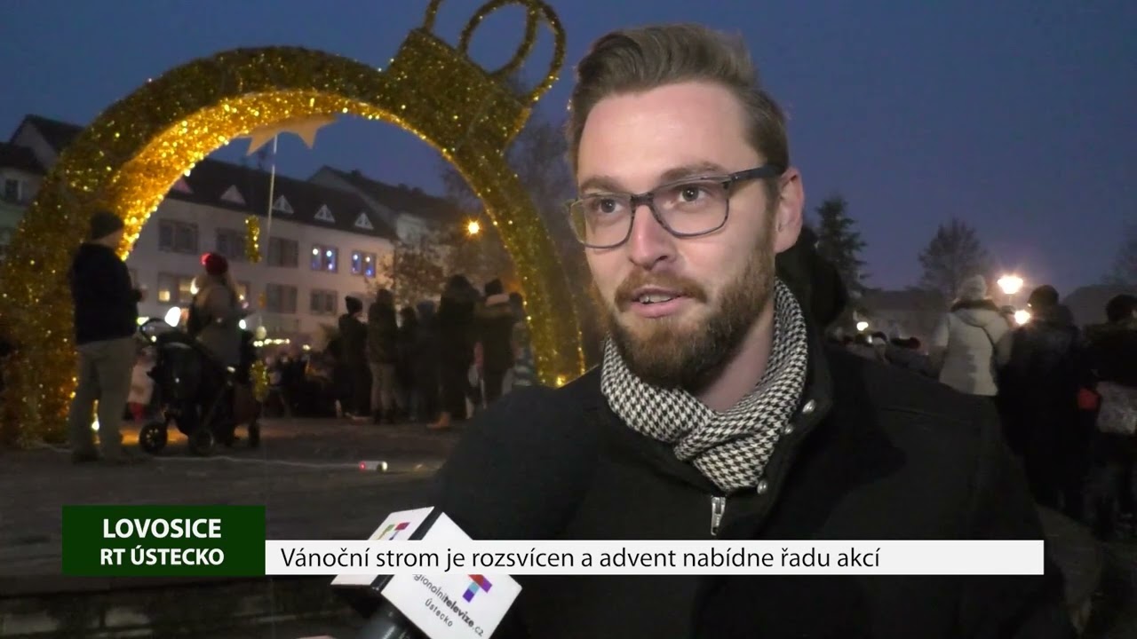 LOVOSICE: Vánoční strom je rozsvícen a advent nabídne řadu akcí