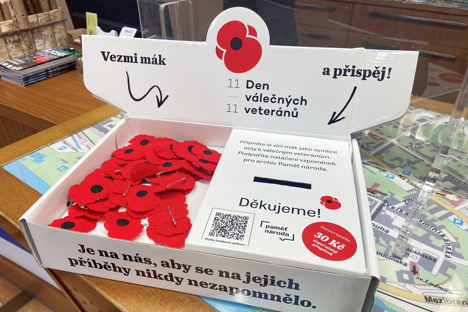 Zakoupením květu vlčího máku podpoříte válečné veterány
