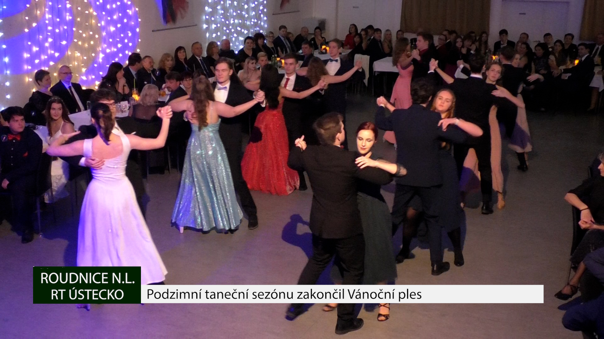ROUDNICE N..L.: Podzimní taneční sezónu zakončil Vánoční ples