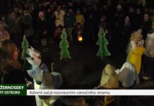 V. ŽERNOSEKY: Advent začal rozsvícením vánočního stromu