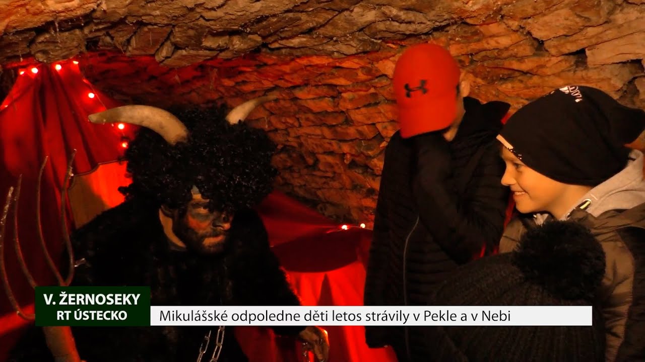 V. ŽERNOSEKY: Mikulášské odpoledne děti letos strávily v Pekle a v Nebi