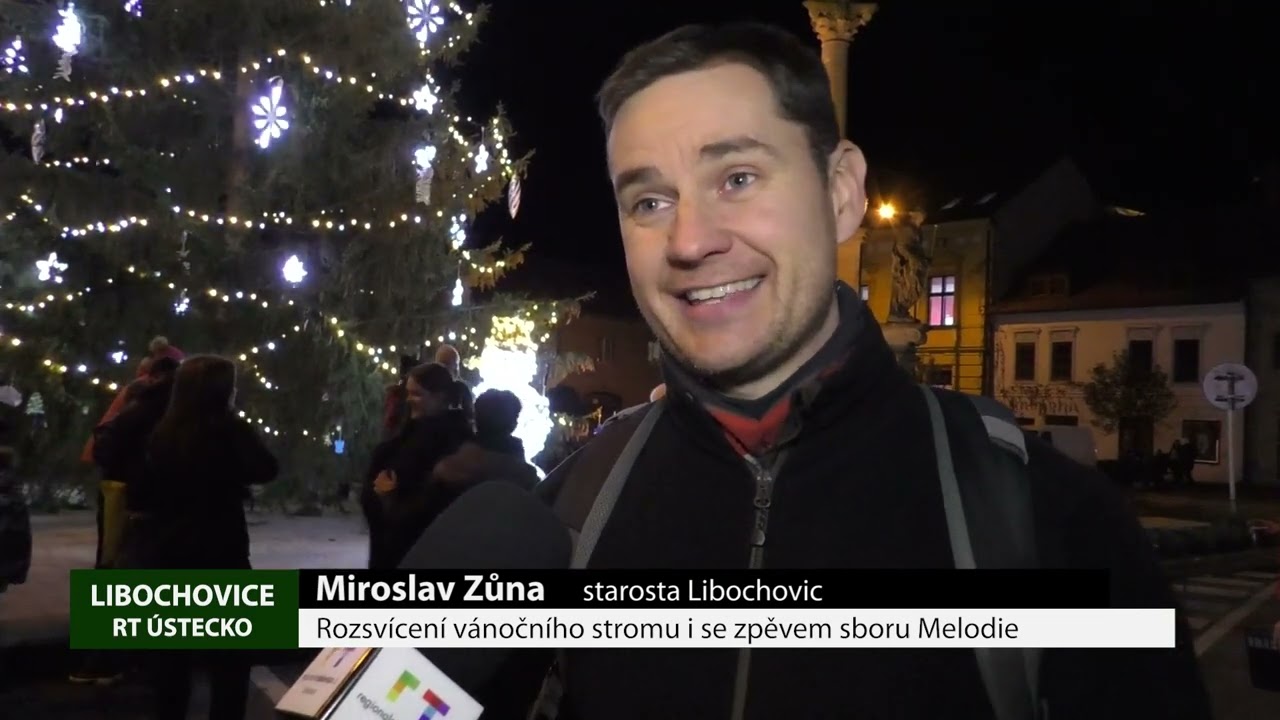 LIBOCHOVICE: Rozsvícení vánočního stromu i se zpěvem sboru Melodie