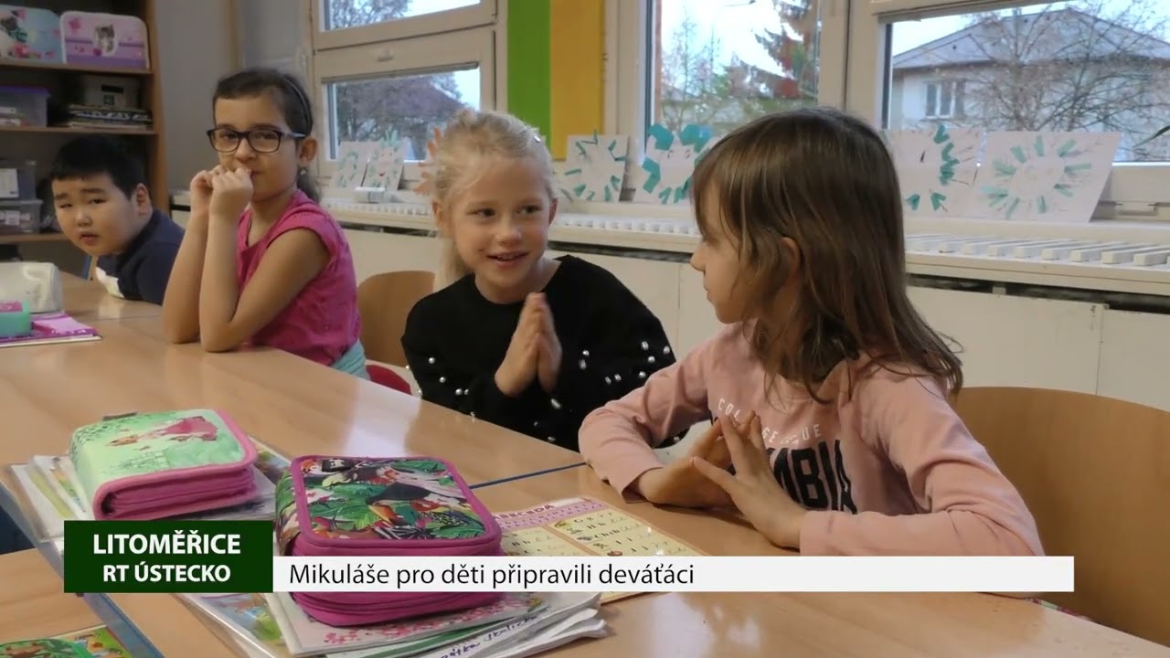 LITOMĚŘICE: Mikuláše pro děti připravili deváťáci