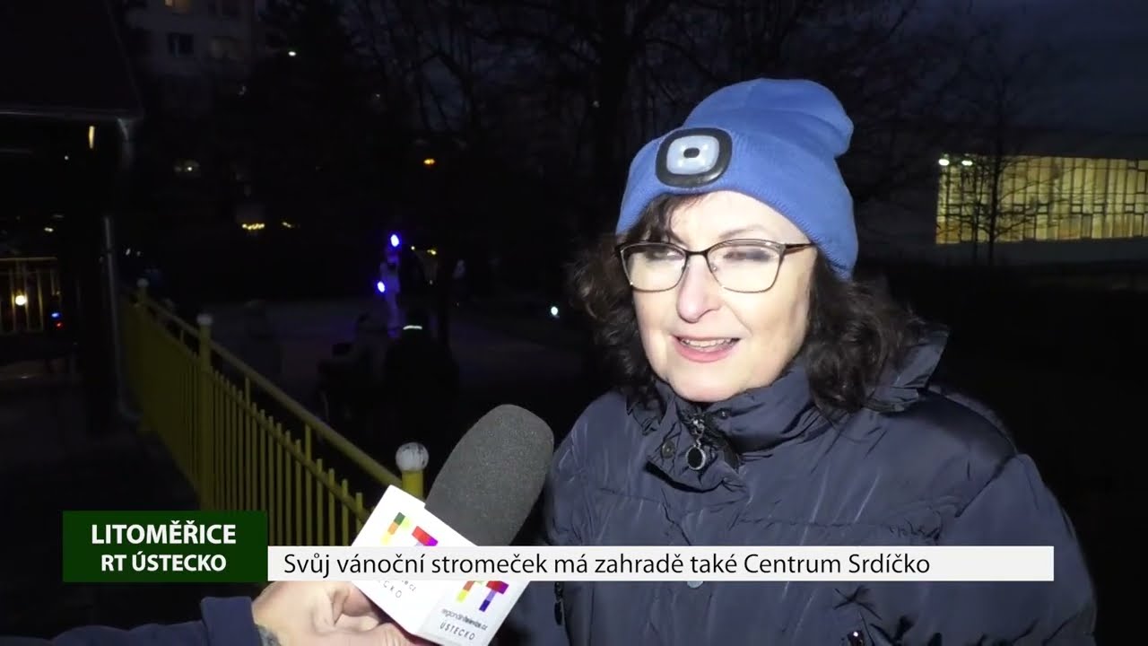 LITOMĚŘICE: Svůj vánoční stromeček má na zahradě také Centrum Srdíčko