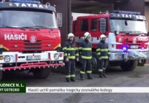 ROUDNICE N. L.: Hasiči uctili památku tragicky zesnulého kolegy