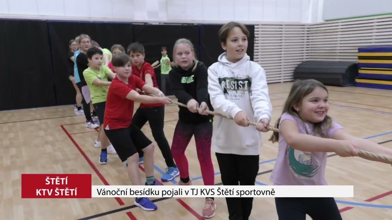 ŠTĚTÍ: Vánoční besídku pojali v TJ KVS Štětí sportovně