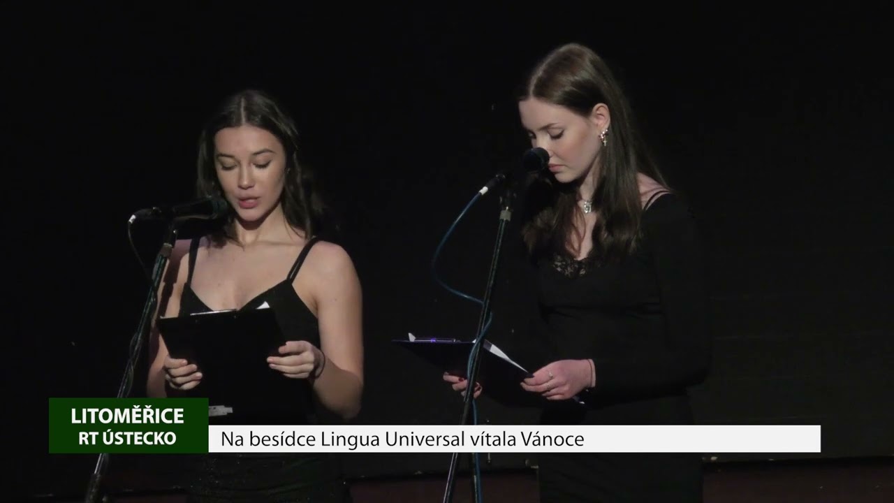 LITOMĚŘICE: Na besídce Lingua Universal vítala Vánoce
