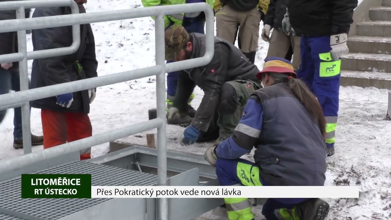 LITOMĚŘICE: Přes Pokratický potok vede nová lávka