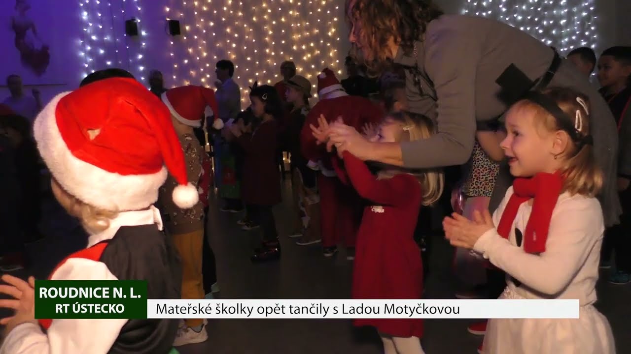 ROUDNICE N. L.: Mateřské školky opět tančily s Ladou Motyčkovou