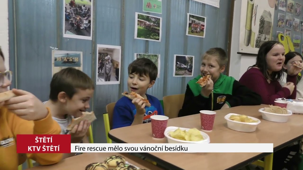 ŠTĚTÍ: Fire rescue mělo svou vánoční besídku