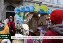 LITOMĚŘICE: Příběh narození Ježíška znovu připomněl Živý Betlém na Dómském náměstí
