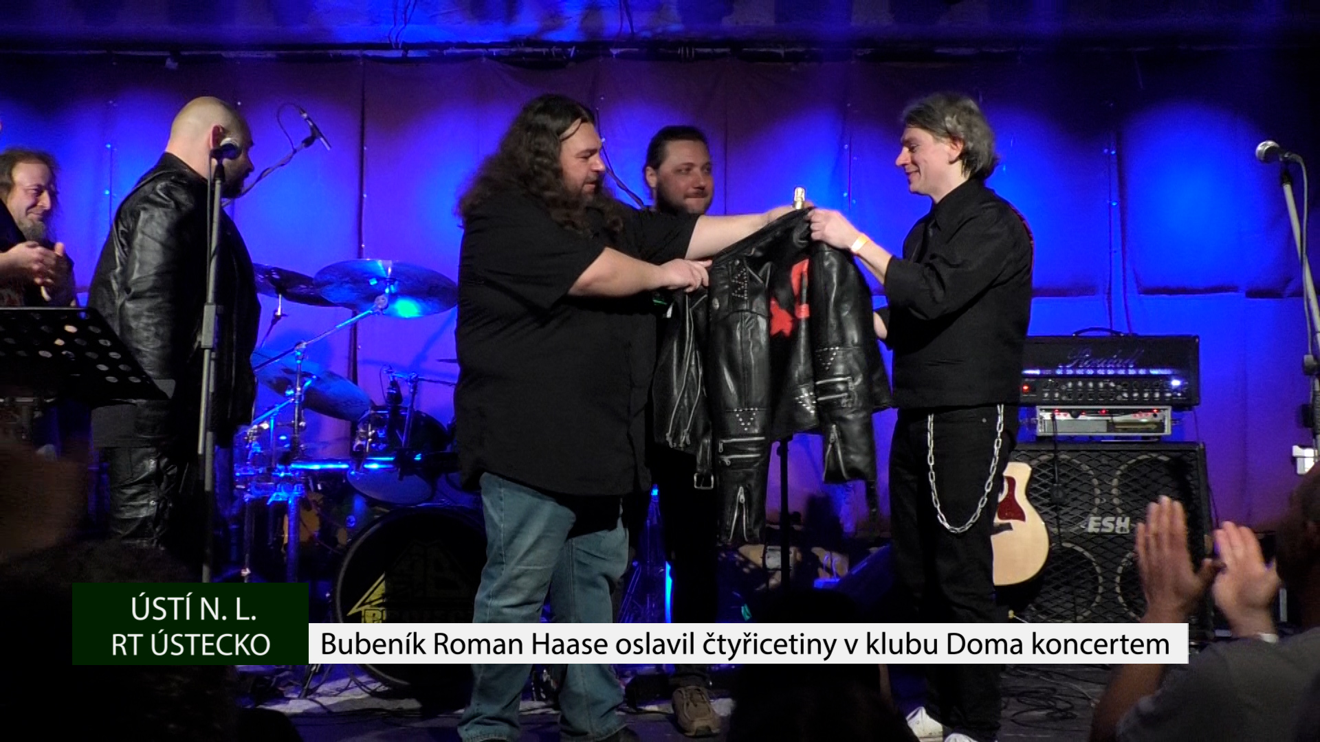 ÚSTÍ N. L.: Bubeník Roman Haase oslavil čtyřicetiny v klubu Doma koncertem