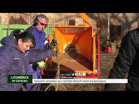 LITOMĚŘICE: Vánoční stromky se v těchto dnech mění na kompost