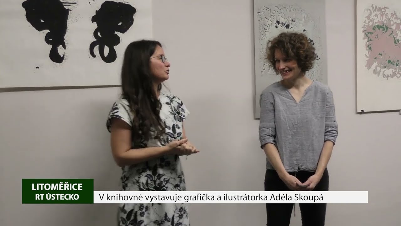LITOMĚŘICE: V knihovně vystavuje grafička a ilustrátorka Adéla Skoupá