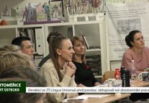 LITOMĚŘICE: Deváťáci ze ZŠ Lingua Universal před porotou obhajovali své absolventské práce