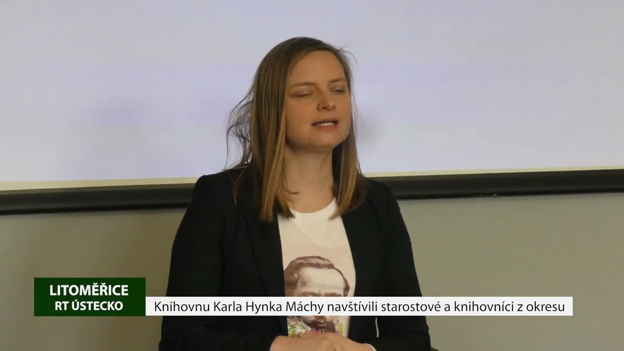 LITOMĚŘICE: Knihovnu Karla Hynka Máchy navštívili starostové a knihovníci z okresu