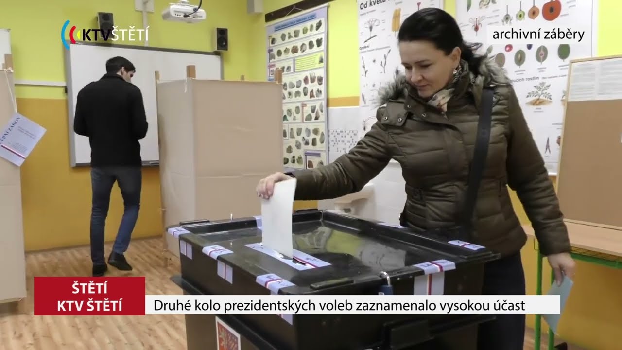 ŠTĚTÍ: Druhé kolo prezidentských voleb zaznamenalo vysokou účast