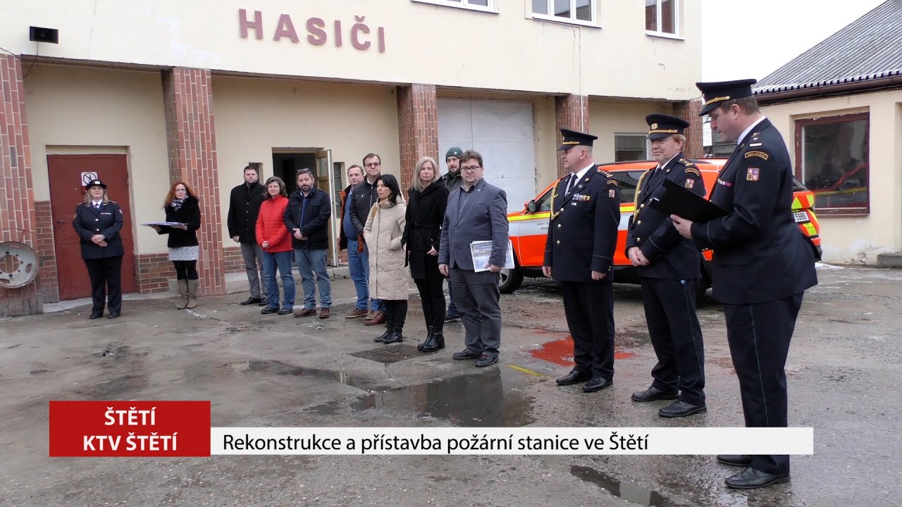 ŠTĚTÍ: Rekonstrukce a přístavba požární stanice ve Štětí