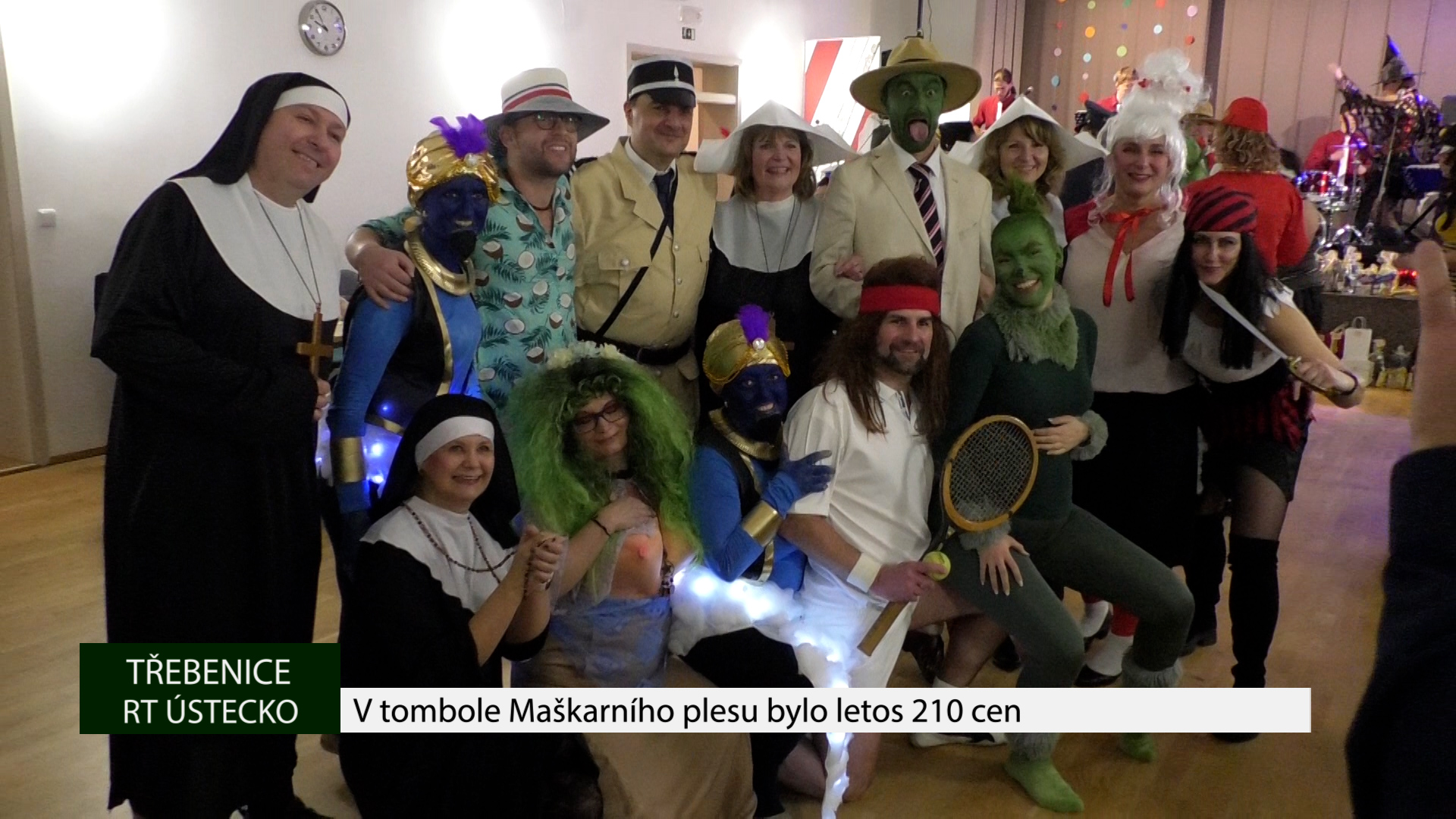 TŘEBENICE: V tombole Maškarního plesu bylo letos 210 cen