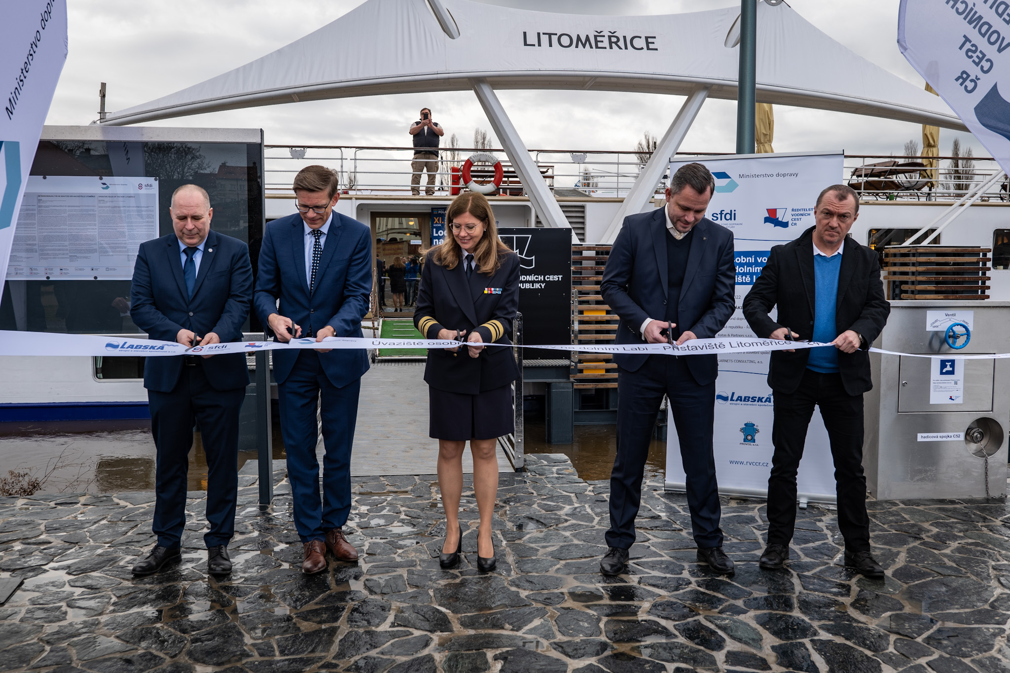 V Litoměřicích bylo otevřeno první z letošní série nových přístavišť pro rekreační plavbu