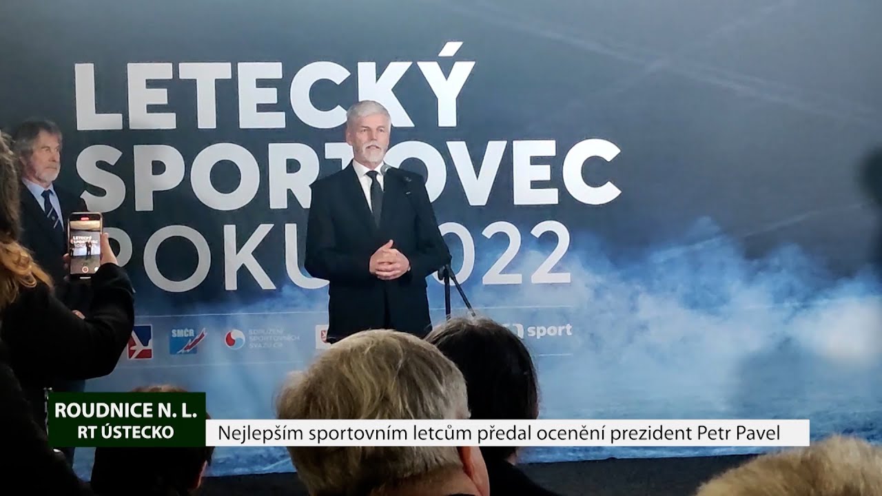 ROUDNICE N. L.: Nejlepším sportovním letcům předal ocenění prezident Petr Pavel