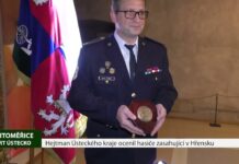 LITOMĚŘICE: Hejtman Ústeckého kraje ocenil hasiče zasahující v Hřensku