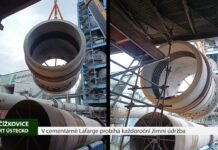 ČÍŽKOVICE: V cementárně Lafarge probíhá každoroční zimní údržba
