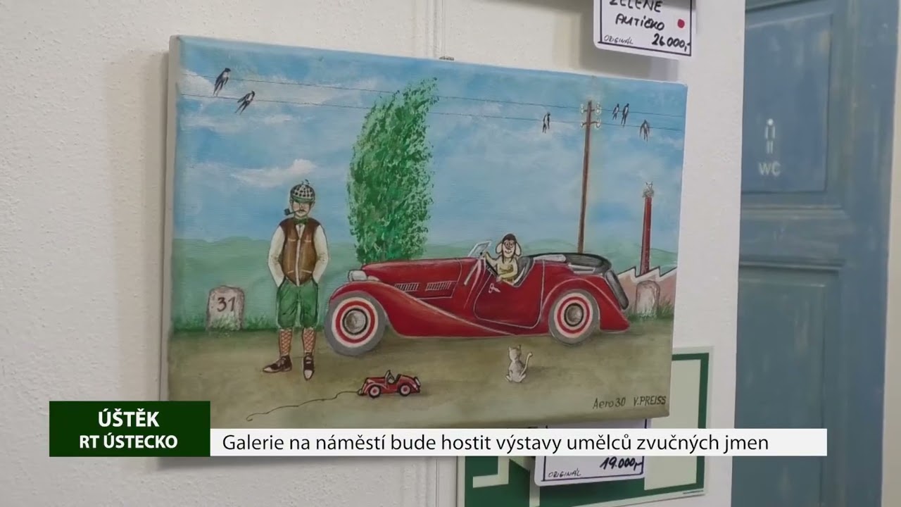 ÚŠTĚK: Galerie na náměstí bude hostit výstavy umělců zvučných jmen
