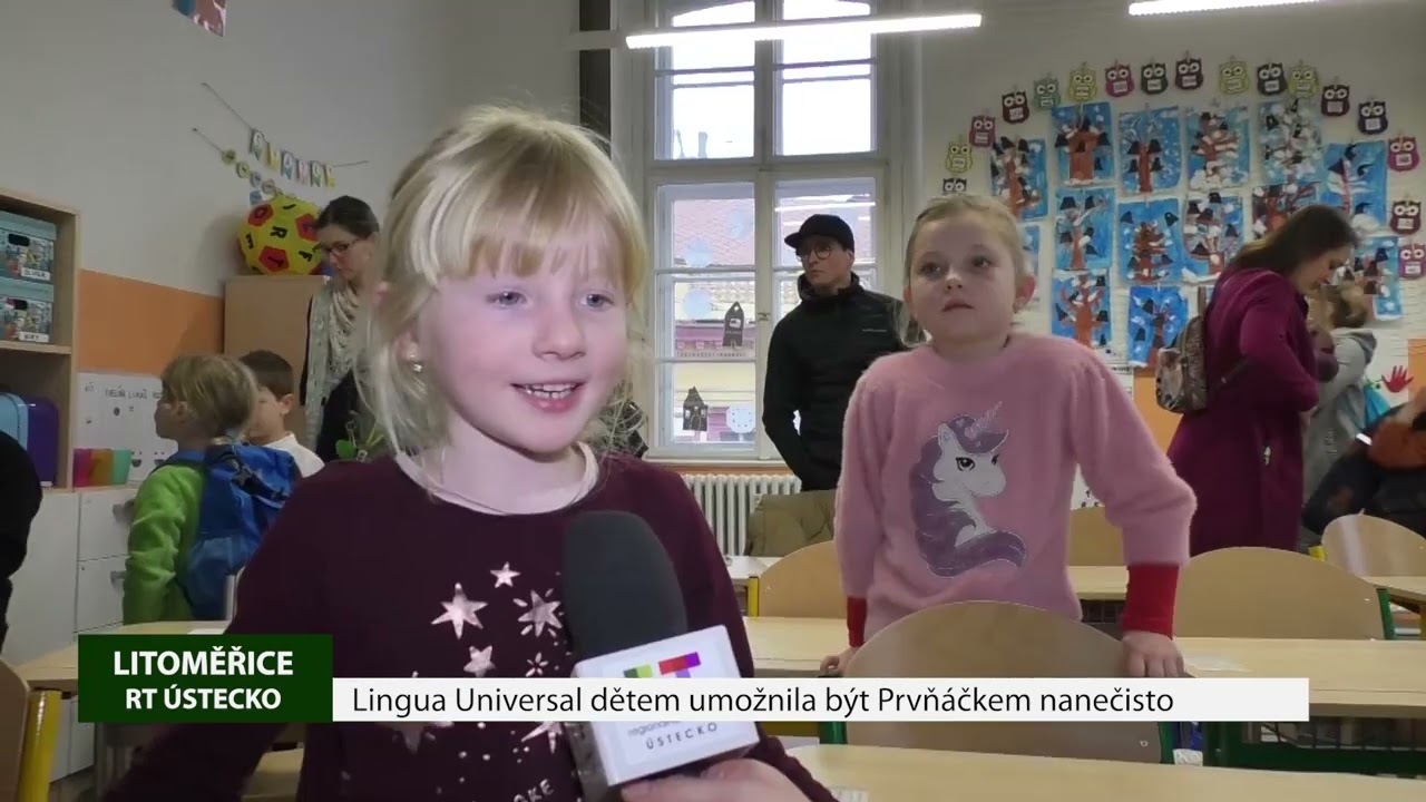 LITOMĚŘICE: Lingua Universal dětem umožnila být Prvňáčkem nanečisto