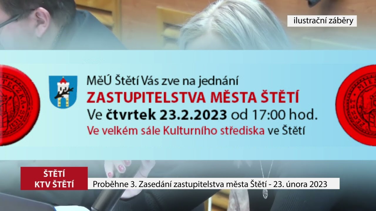 ŠTĚTÍ: Proběhne 3. Zasedání zastupitelstva města Štětí