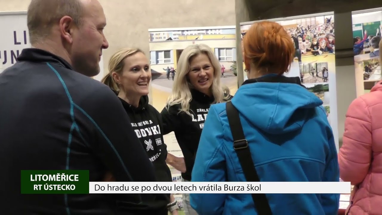 LITOMĚŘICE: Do hradu se po dvou letech vrátila Burza škol