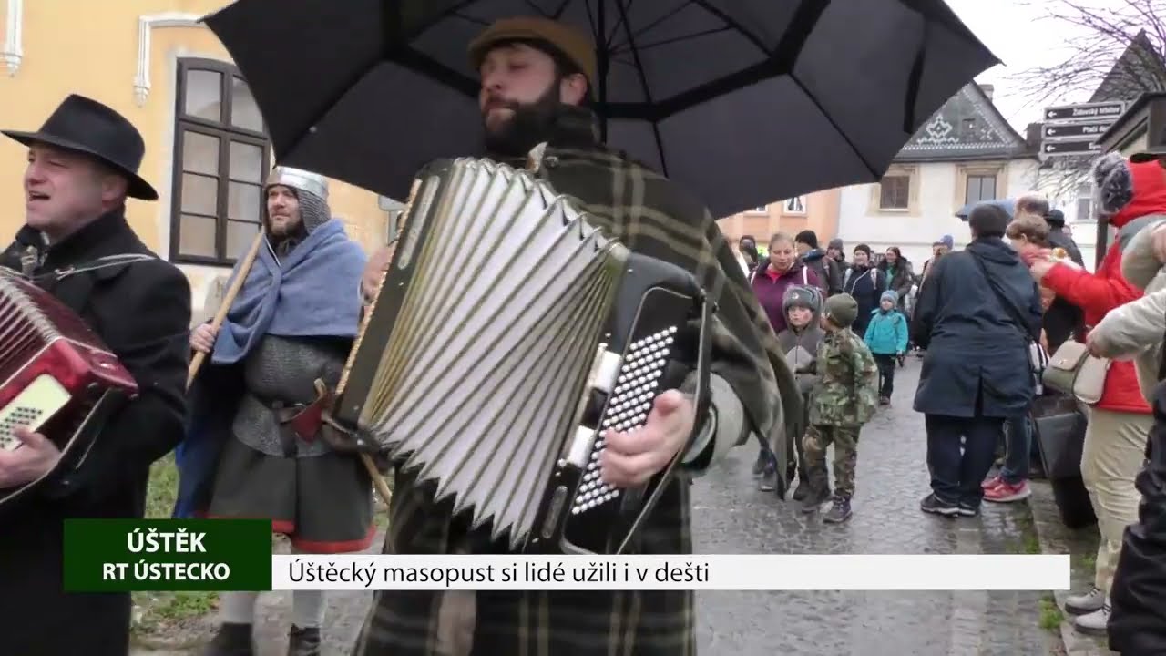 ÚŠTĚK: Úštěcký masopust si lidé užili i v dešti