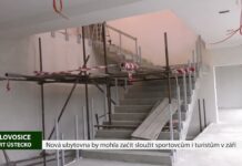 LOVOSICE: Nová ubytovna by mohla začít sloužit sportovcům i turistům v září