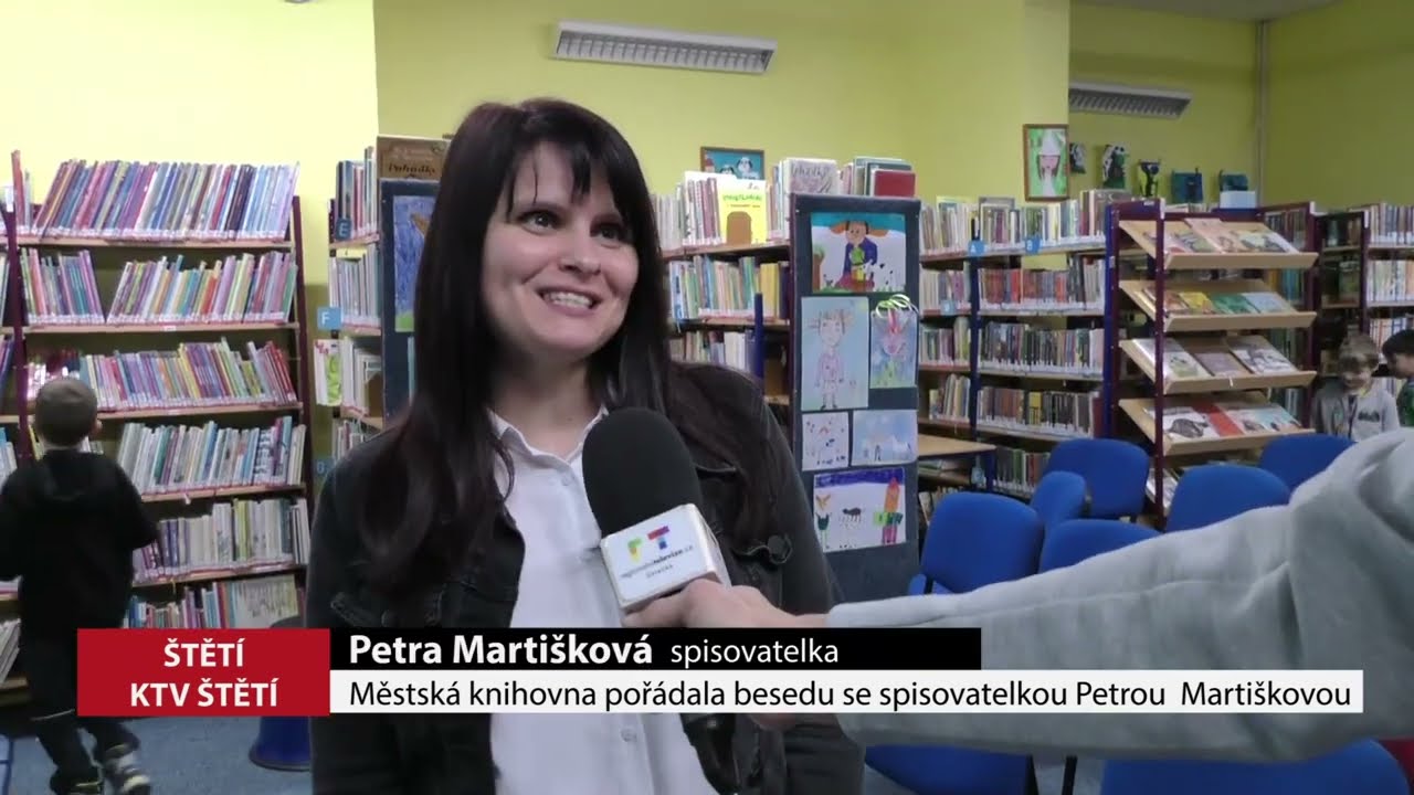 ŠTĚTÍ: Městská knihovna pořádala besedu se spisovatelkou Petrou Martiškovou