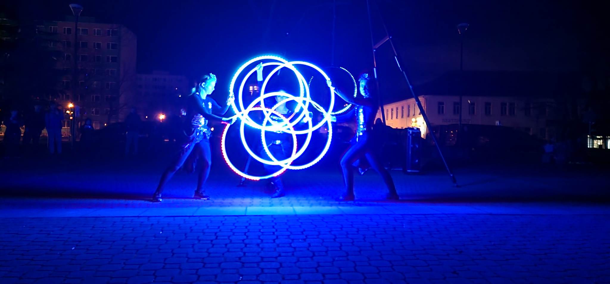 FOTOGALERIE: Štětí slavilo Hodinu Země světelnou show