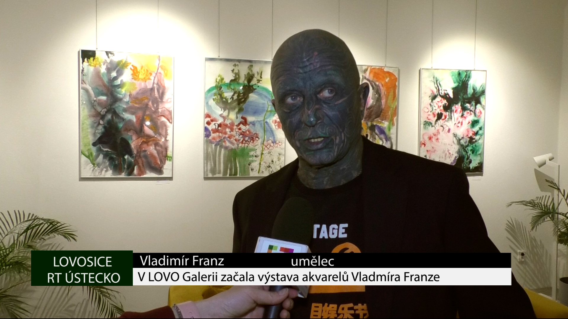 LOVOSICE: V LOVO Galerii začala výstava akvarelů Vladimíra Franze