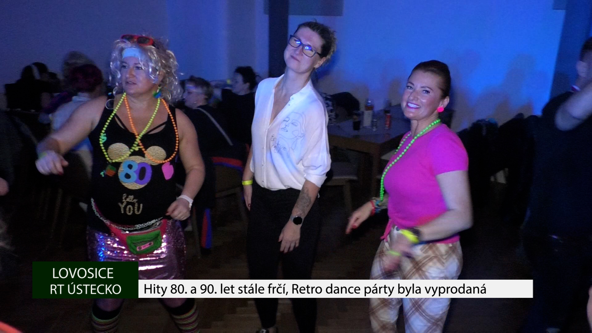 LOVOSICE: Hity 80. a 90. let stále frčí, Retro dance párty byla vyprodaná
