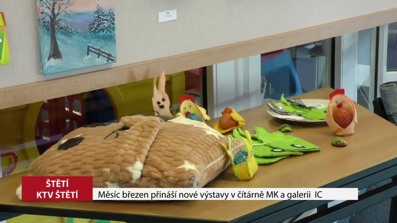 ŠTĚTÍ: Měsíc březen přináší nové výstavy v čítárně MK a galerii IC