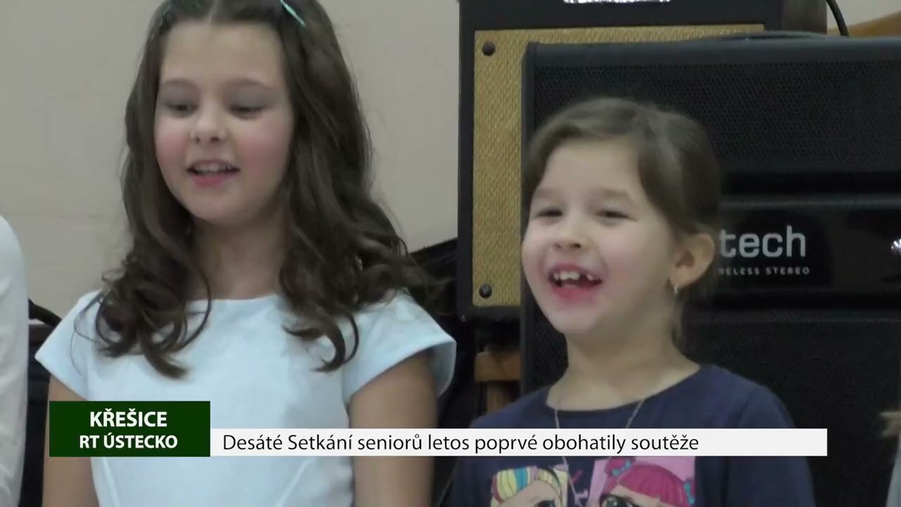 KŘEŠICE: Desáté Setkání seniorů letos poprvé obohatily soutěže