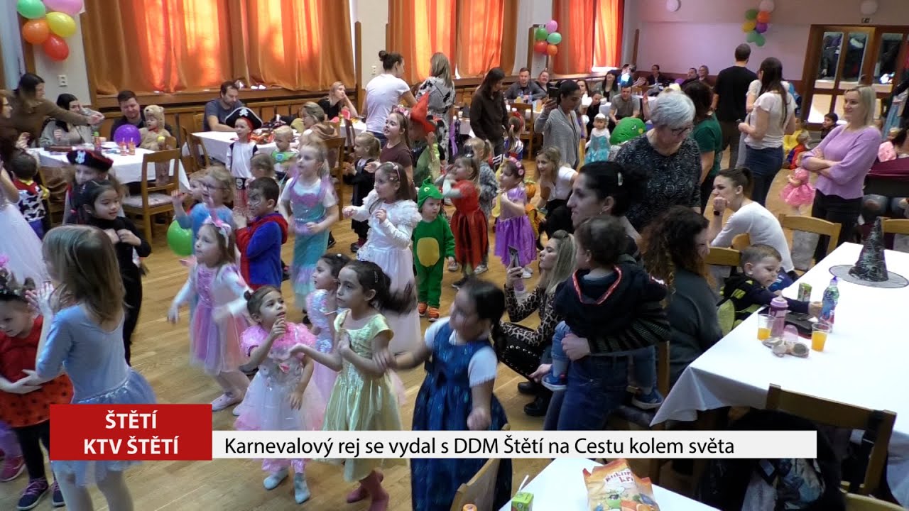 ŠTĚTÍ: Karnevalový rej se vydal s DDM Štětí na Cestu kolem světa