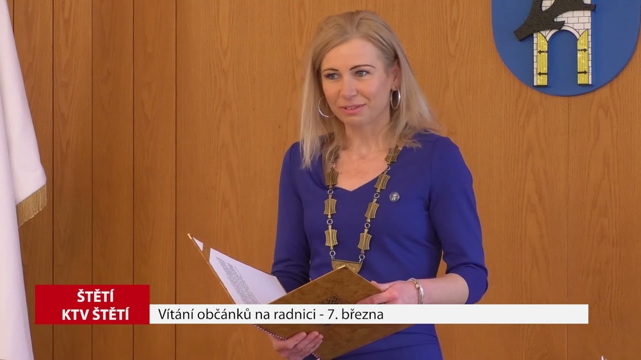 ŠTĚTÍ: Vítání občánků na radnici – 7. 3. (reportáž + záznam)