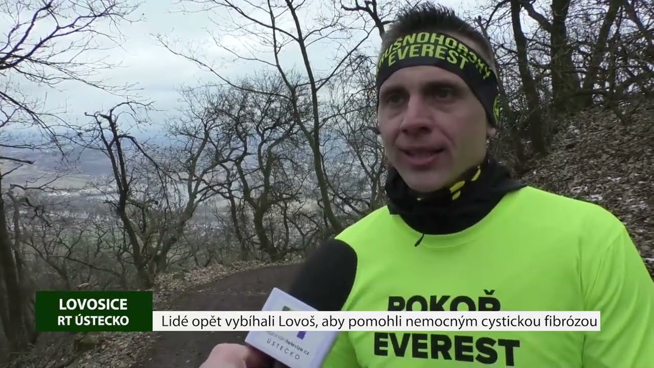 LITOMĚŘICKO: Lidé opět vybíhali Lovoš, aby pomohli nemocným cystickou fibrózou