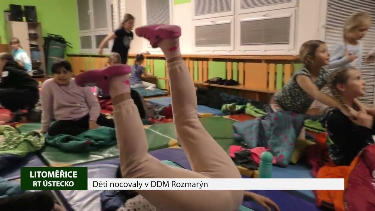 LITOMĚŘICE: Děti nocovaly v DDM Rozmarýn