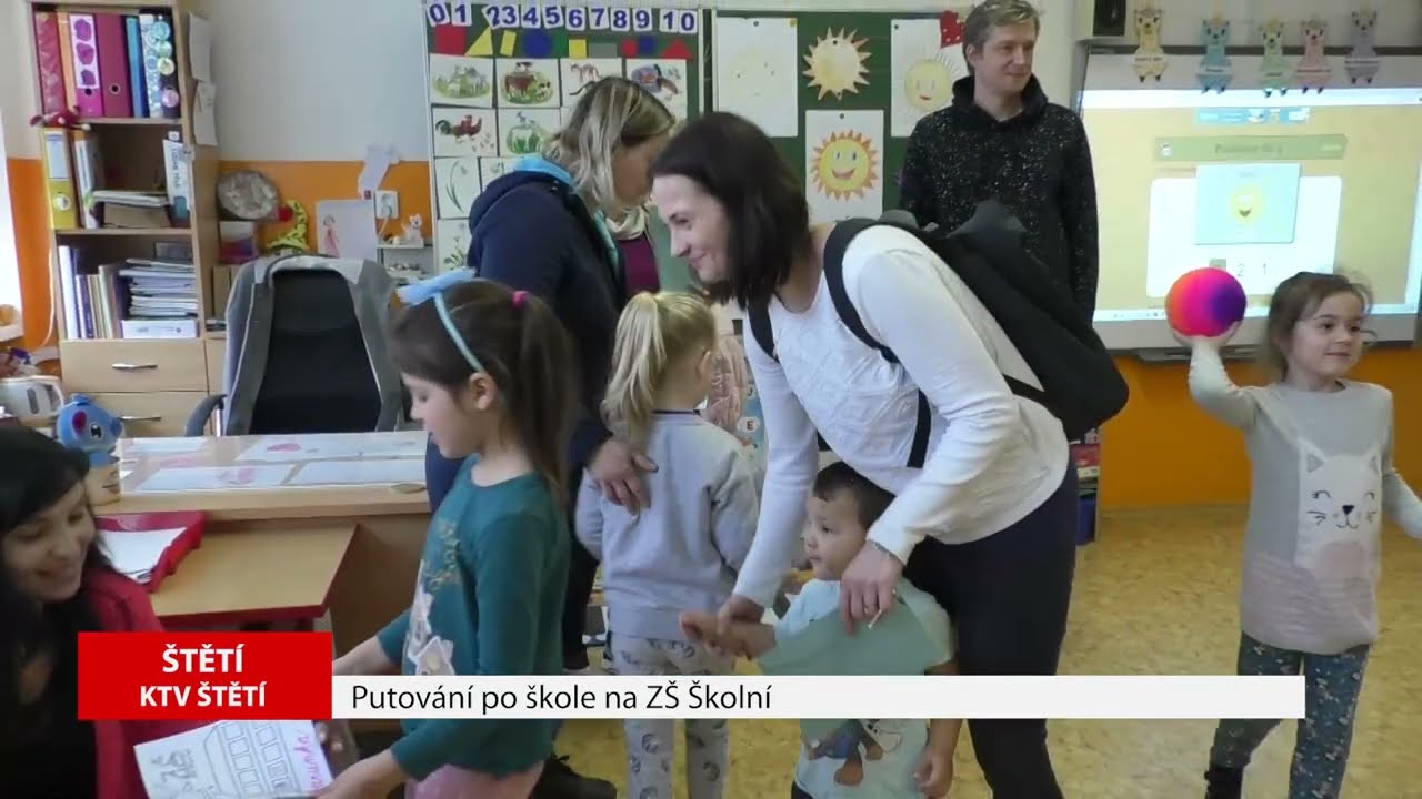 ŠTĚTÍ: Putování po škole na ZŠ Školní