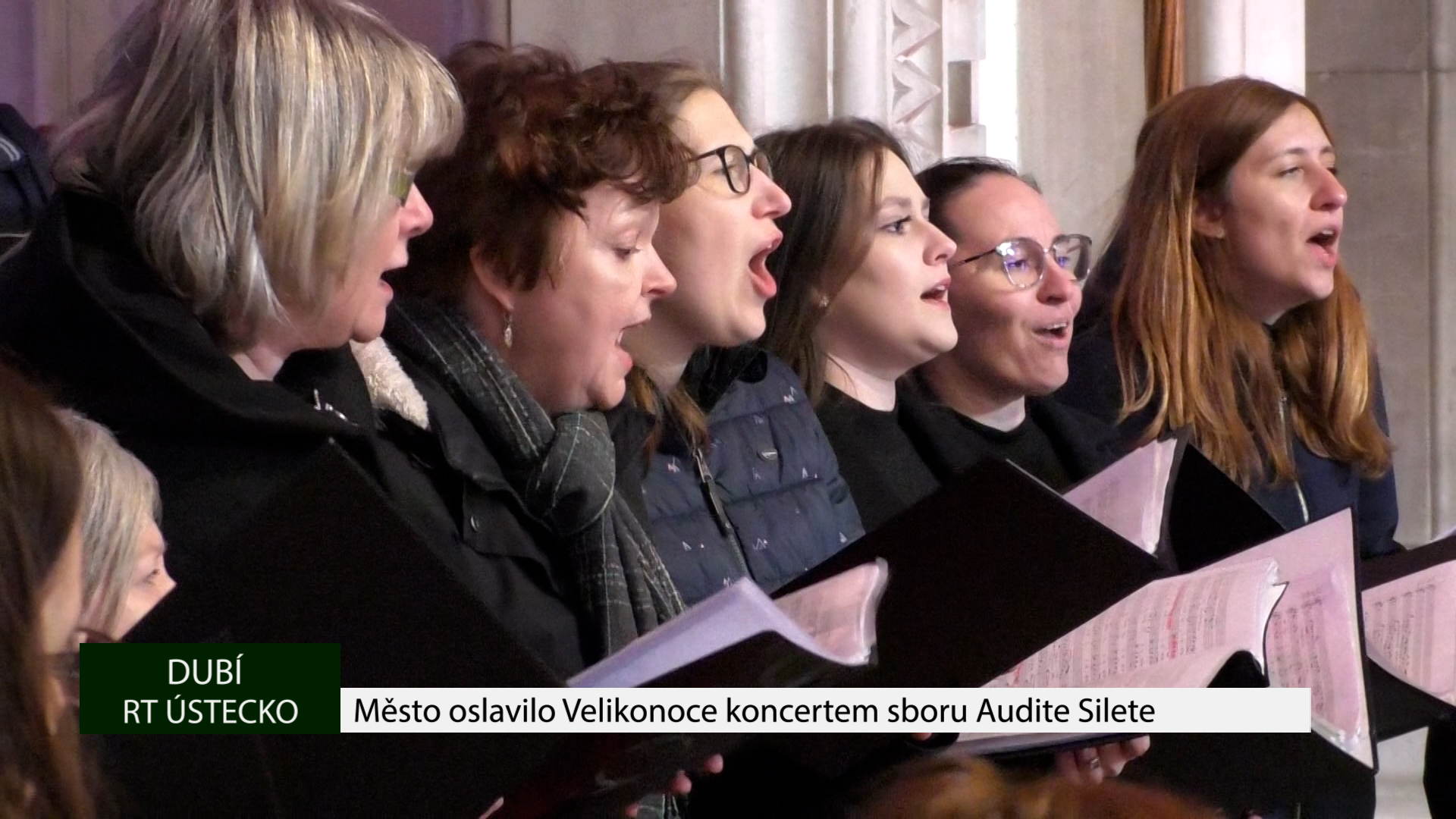 DUBÍ: Město oslavilo Velikonoce koncertem sboru Audite Silete