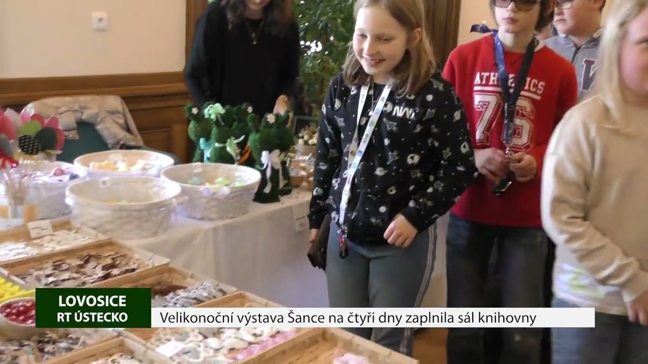 LOVOSICE: Velikonoční výstava Šance na čtyři dny zaplnila sál knihovny