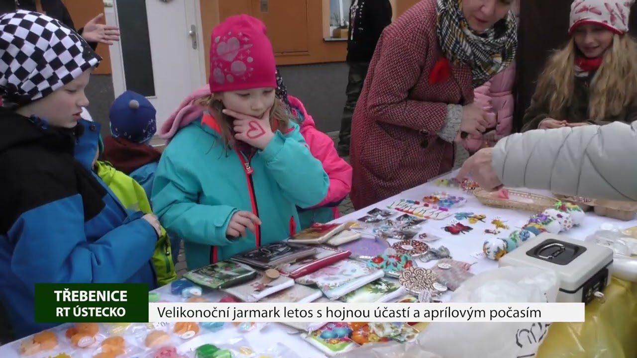 TŘEBENICE: Velikonoční jarmark letos s hojnou účastí a aprílovým počasím